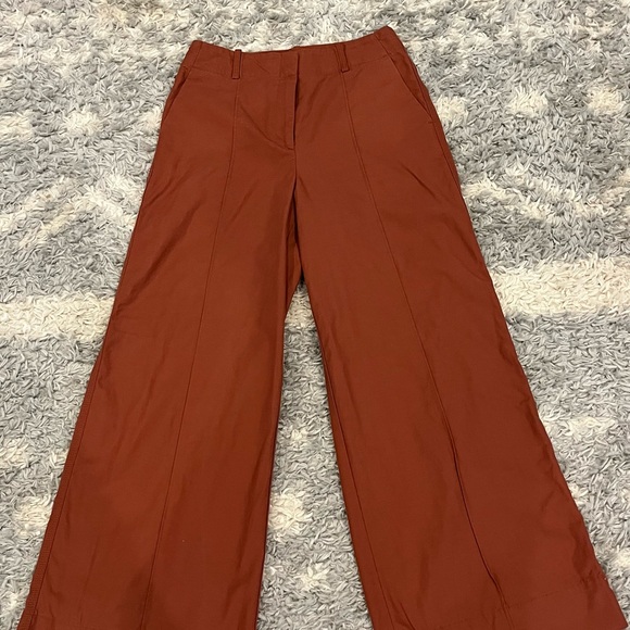 LOFT Terracotta Wide-Leg Pants - Picture 4 of 5